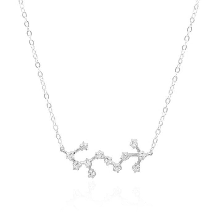 Women’s Scorpio Zodiac Constellation Necklace In Silver Gold Trip