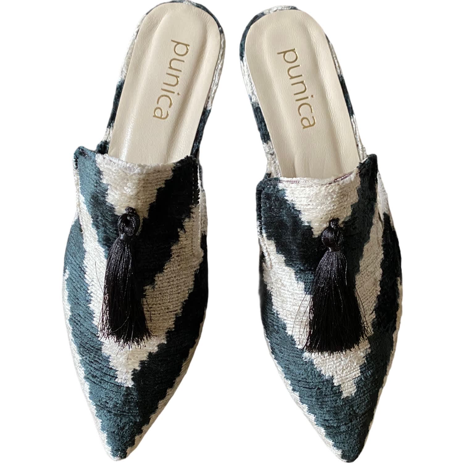Ikat Velvet Mule | PUNICA | Wolf & Badger
