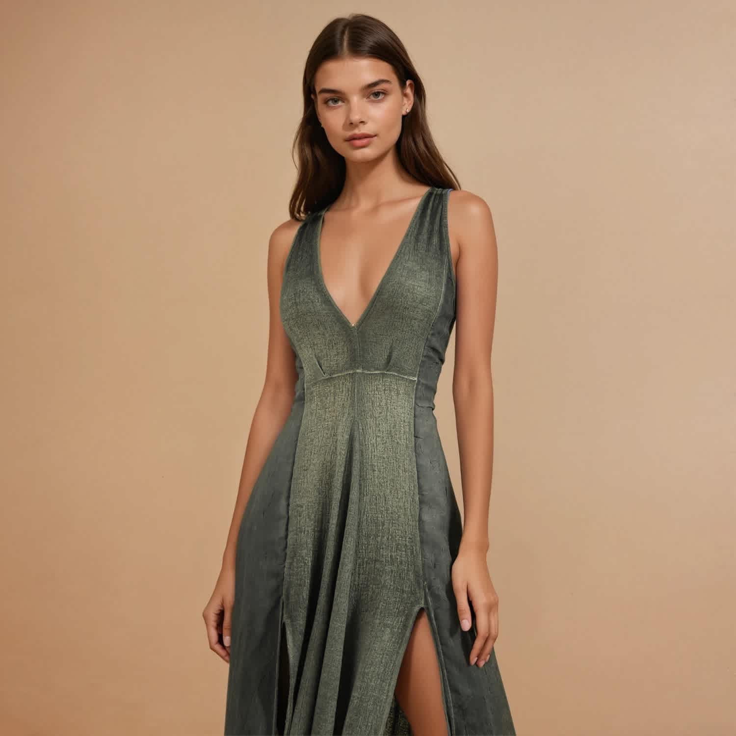Zhenabia Zhe Maxi Dress - Green