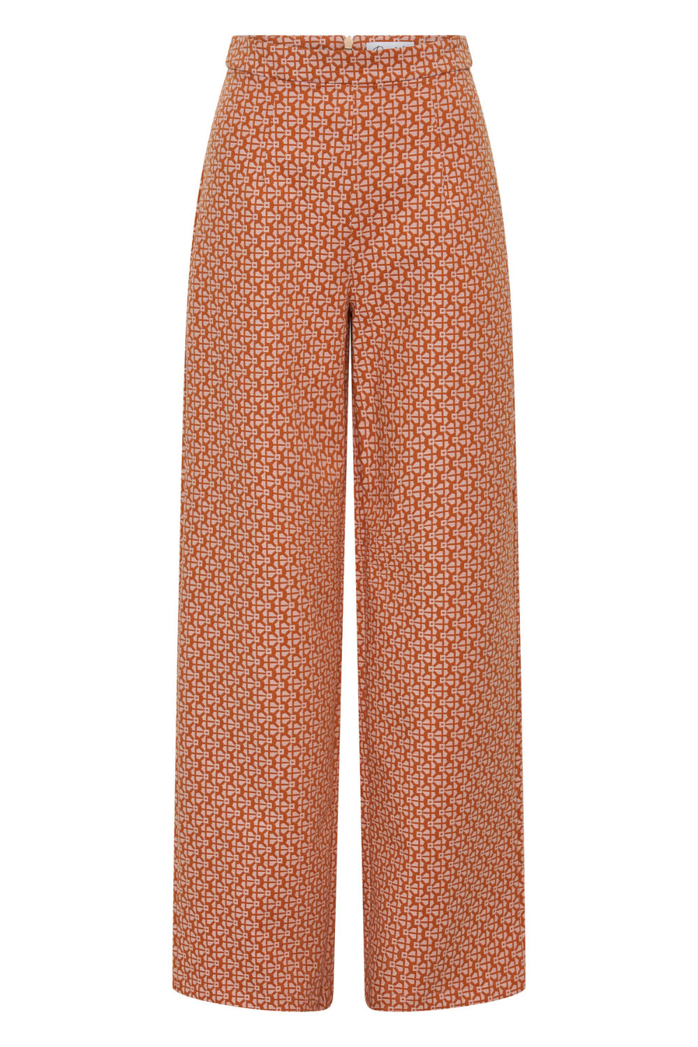 Women’s Yellow / Orange Ivy Impressing Tailored Trouser In Terracotta Burnt Orange Xxs Deer You