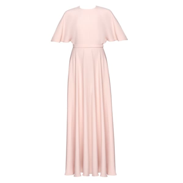 Soula Pastel Pink Butterfly Sleeve Maxi Dress | UNDRESS | Wolf & Badger