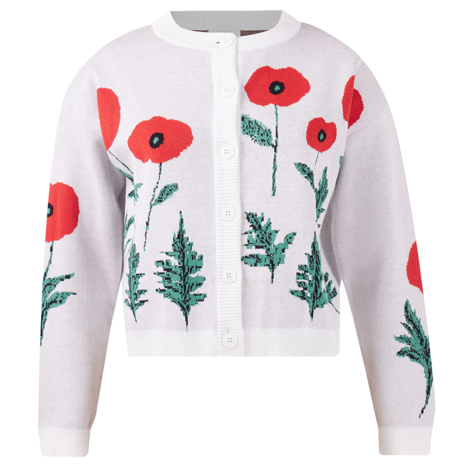 Peraluna Women's Poppy Crop Cardigan