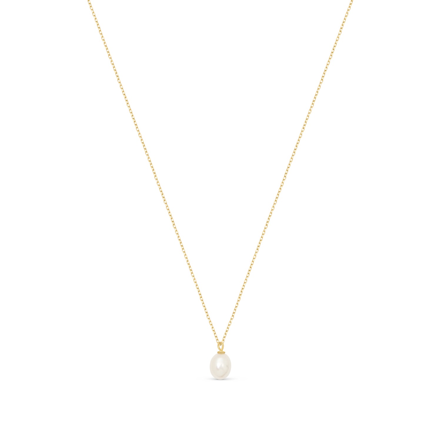 Women's Gold Freshwater Pearl Necklace | Esterah