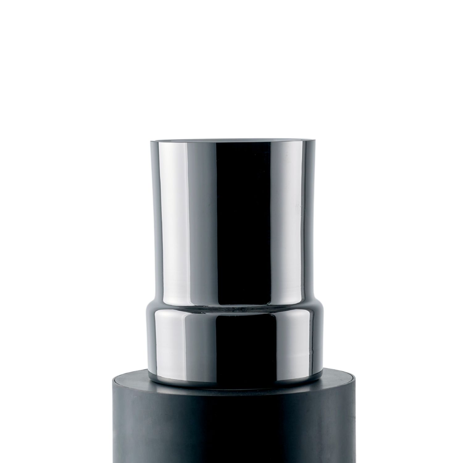 An&angel Silver Rook Vase In Silver