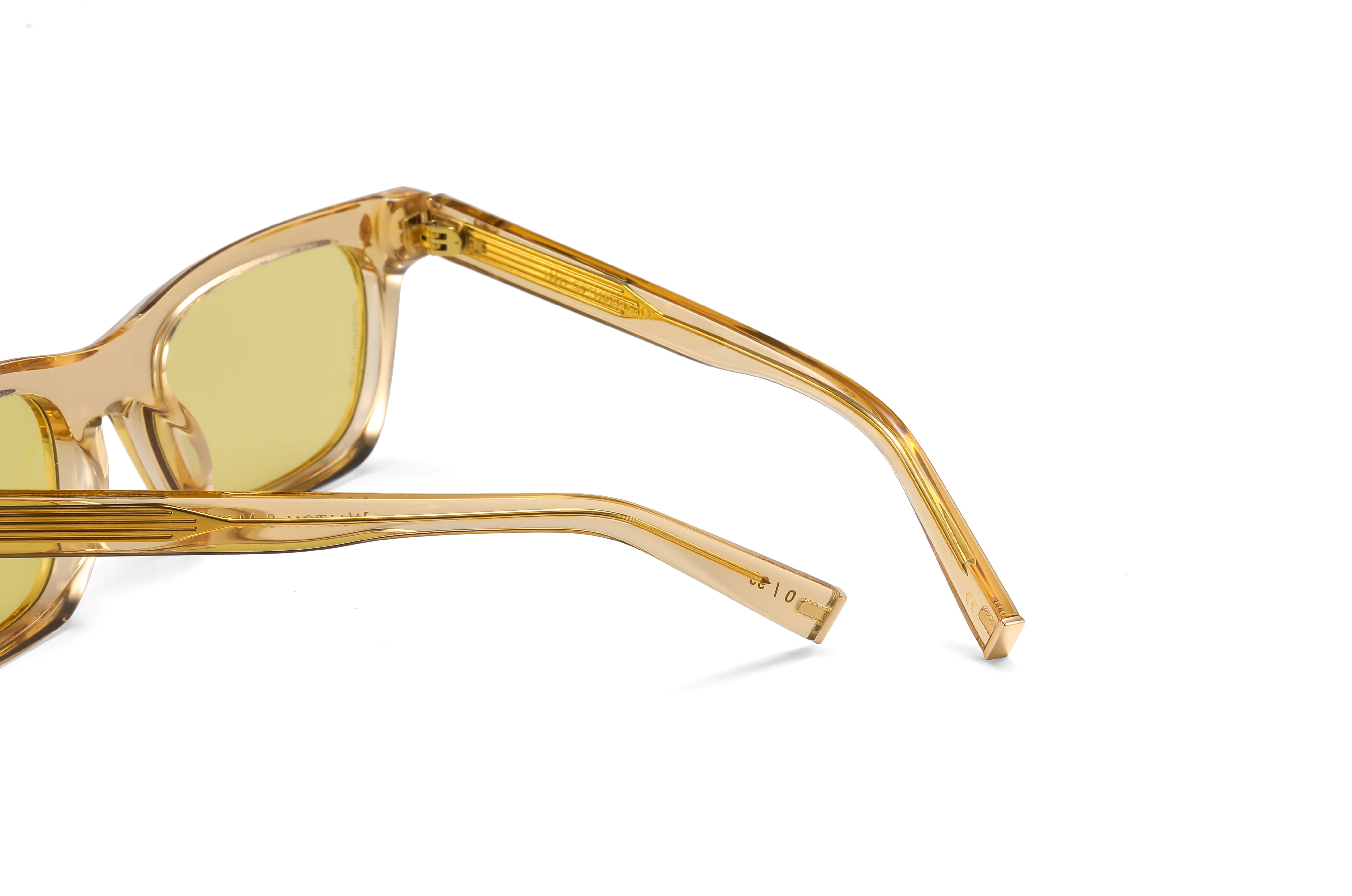 Walton & Mortimer Inferno Champagne Shimmer Sunglasses | Walton