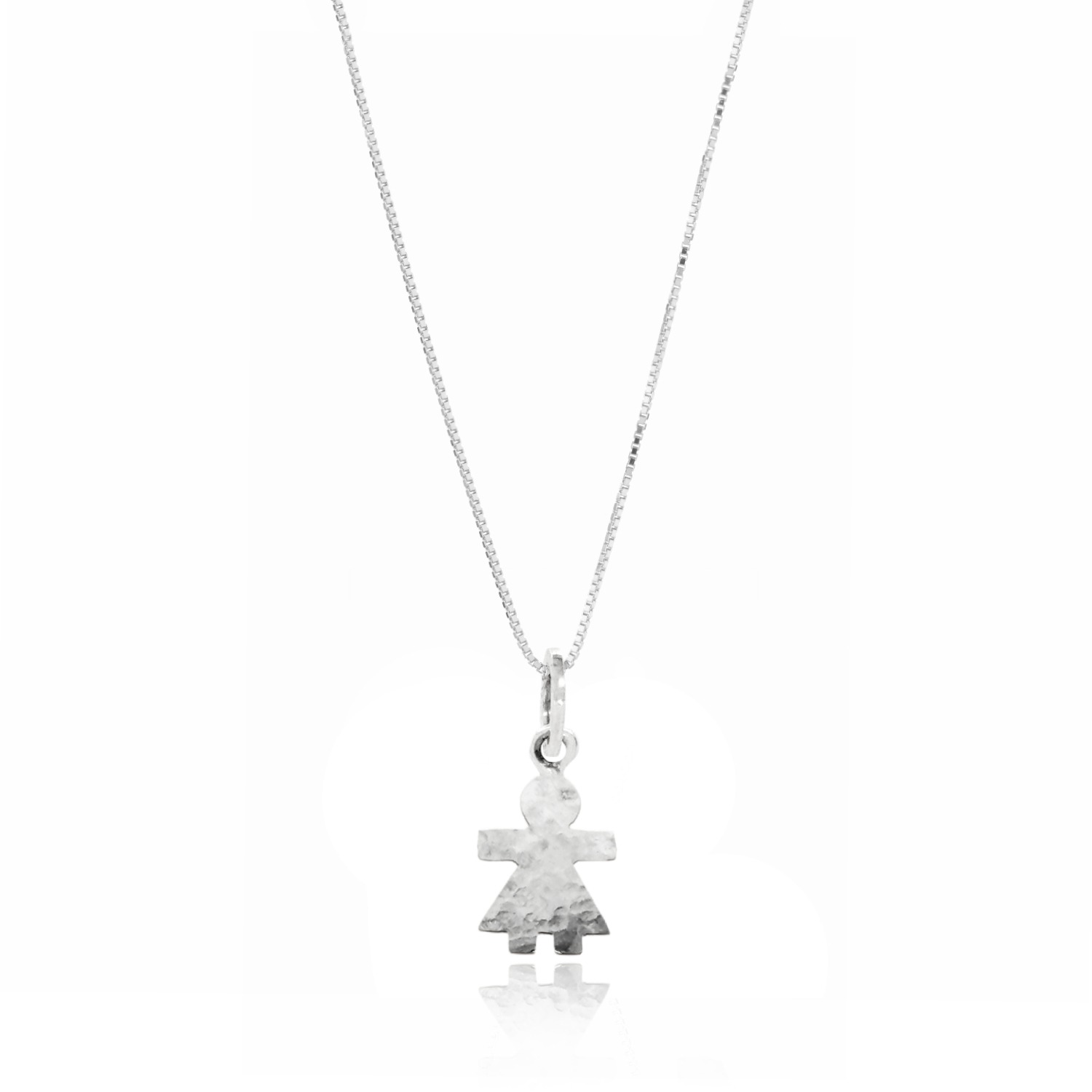 Sterling silver necklace for little girl clearance