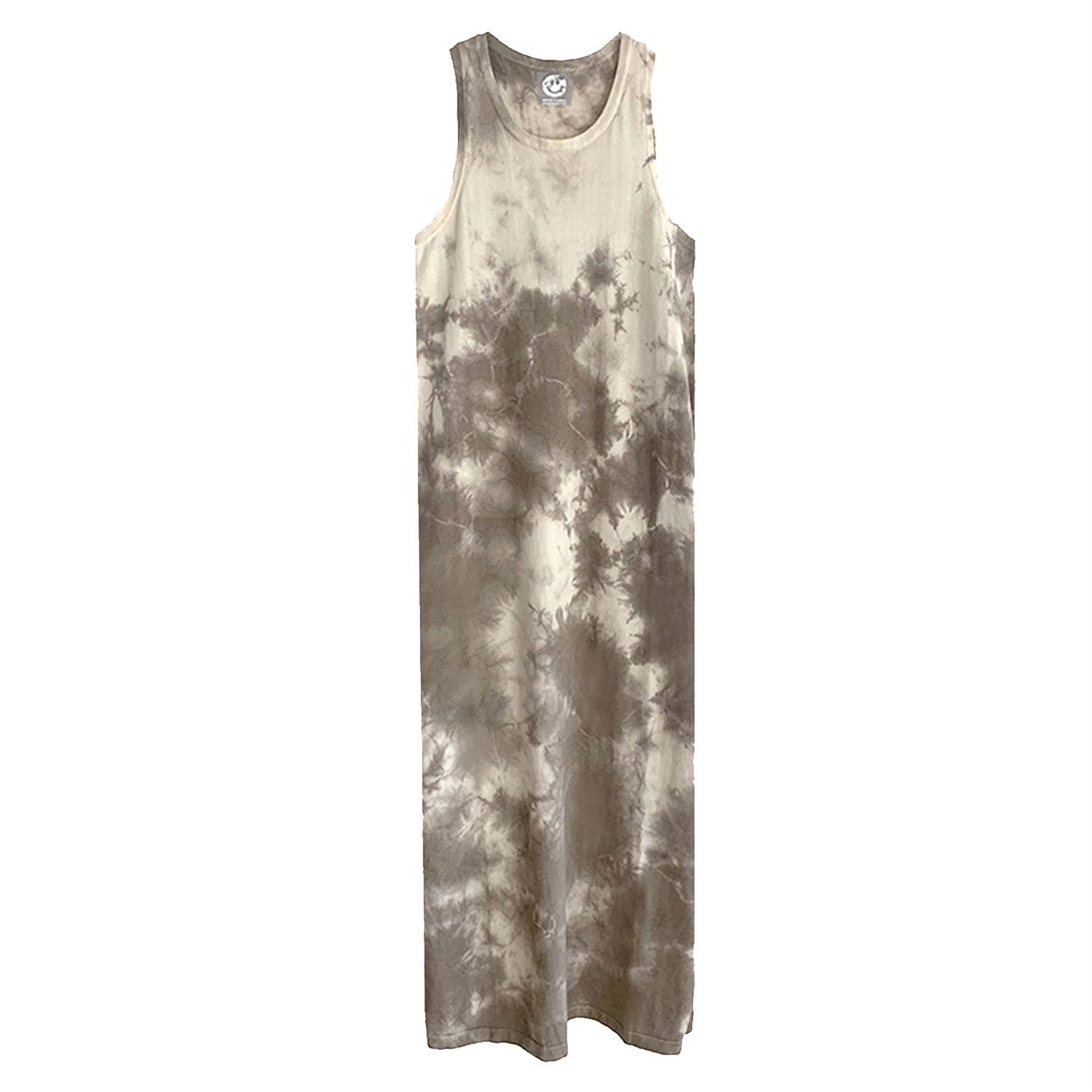 Women’s Cotton Cashmere Tie Dye Maxi Dress - Brown Large Zenzee