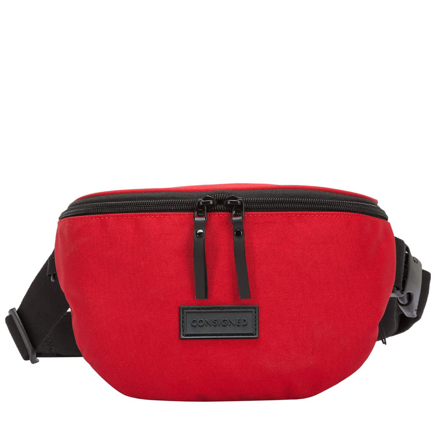 red bum bag