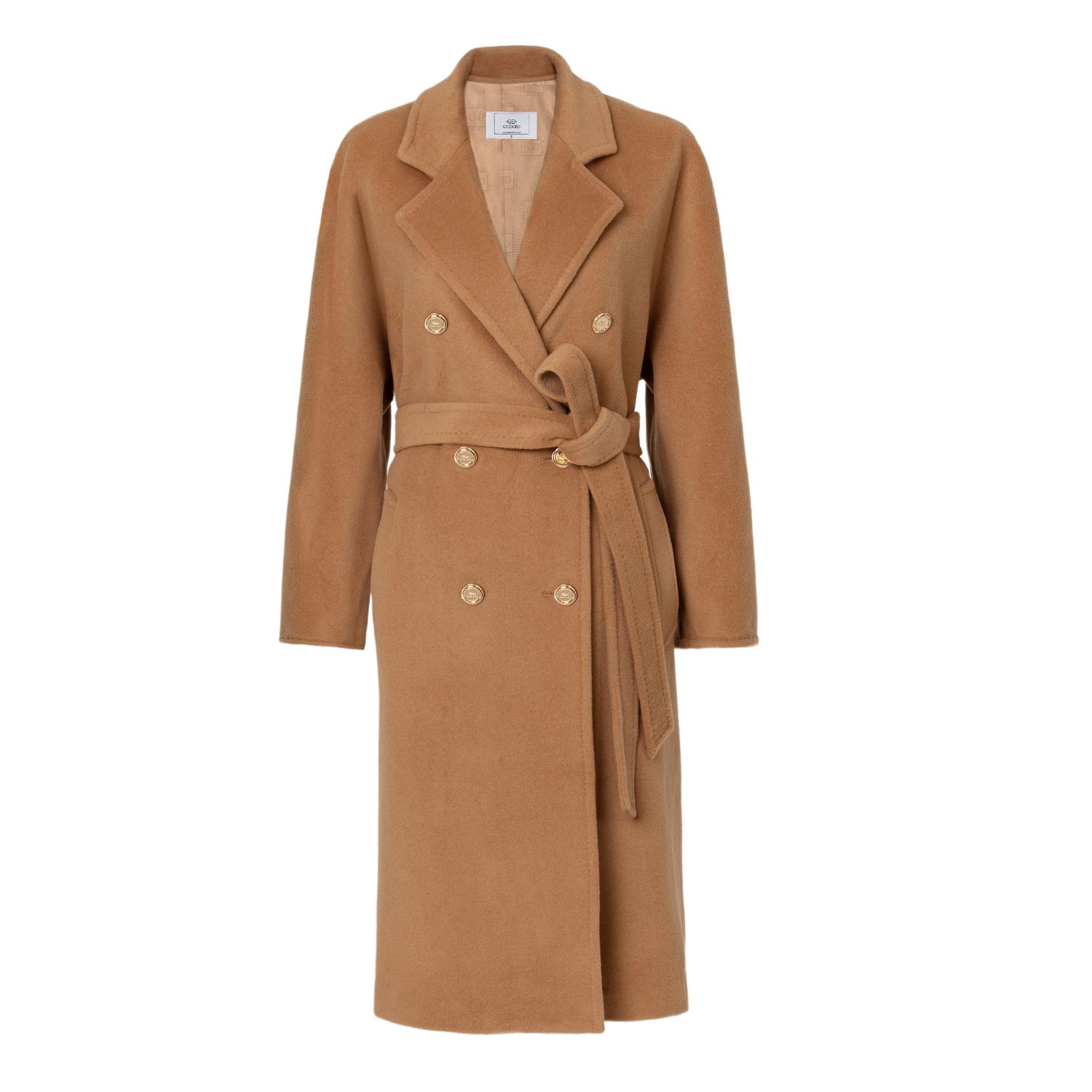 Giodoro Women's Neutrals / Brown Lavinti Camel Cashmere Coat