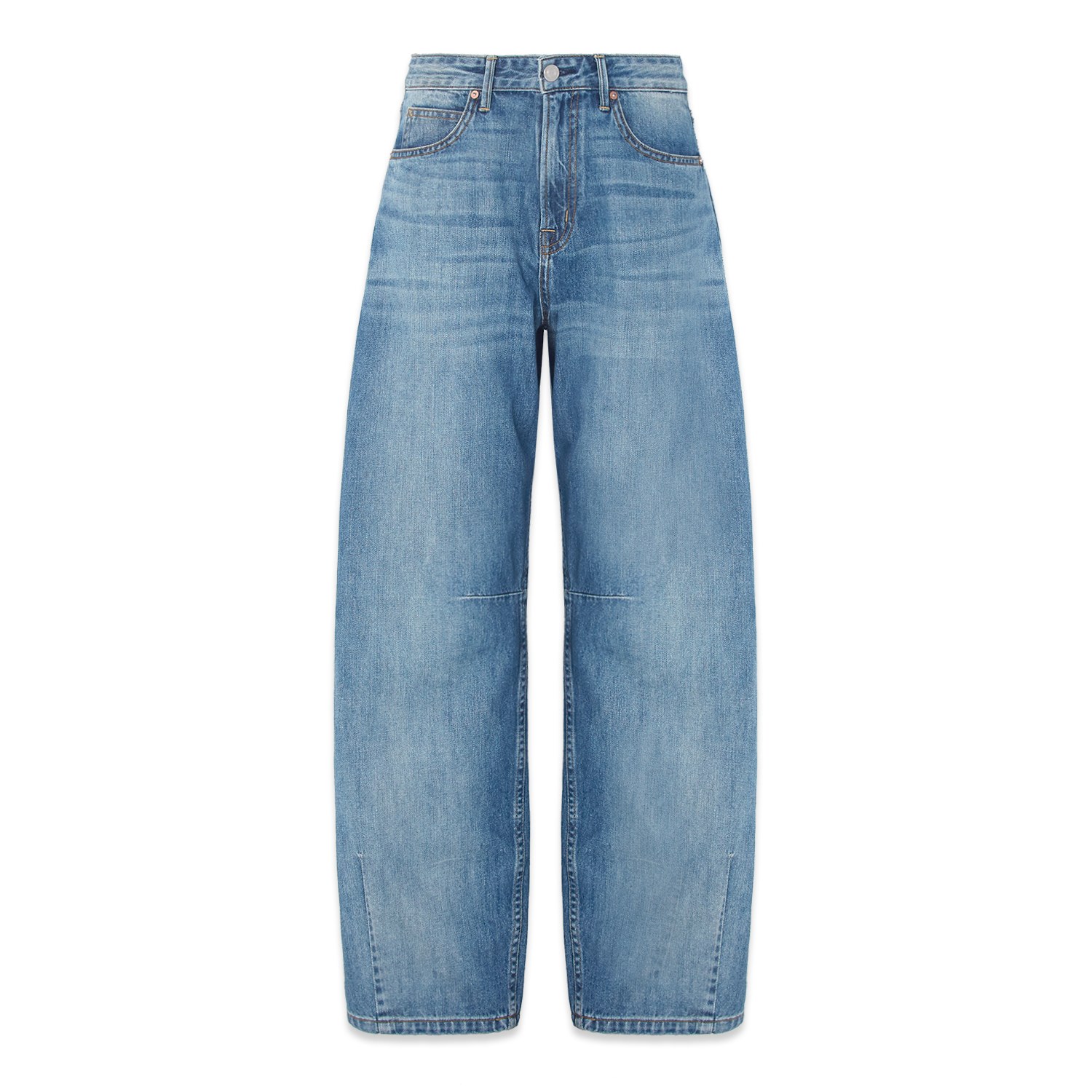 Noend Denim Blue Kallie Relaxed Curve In Baltimore In Blue