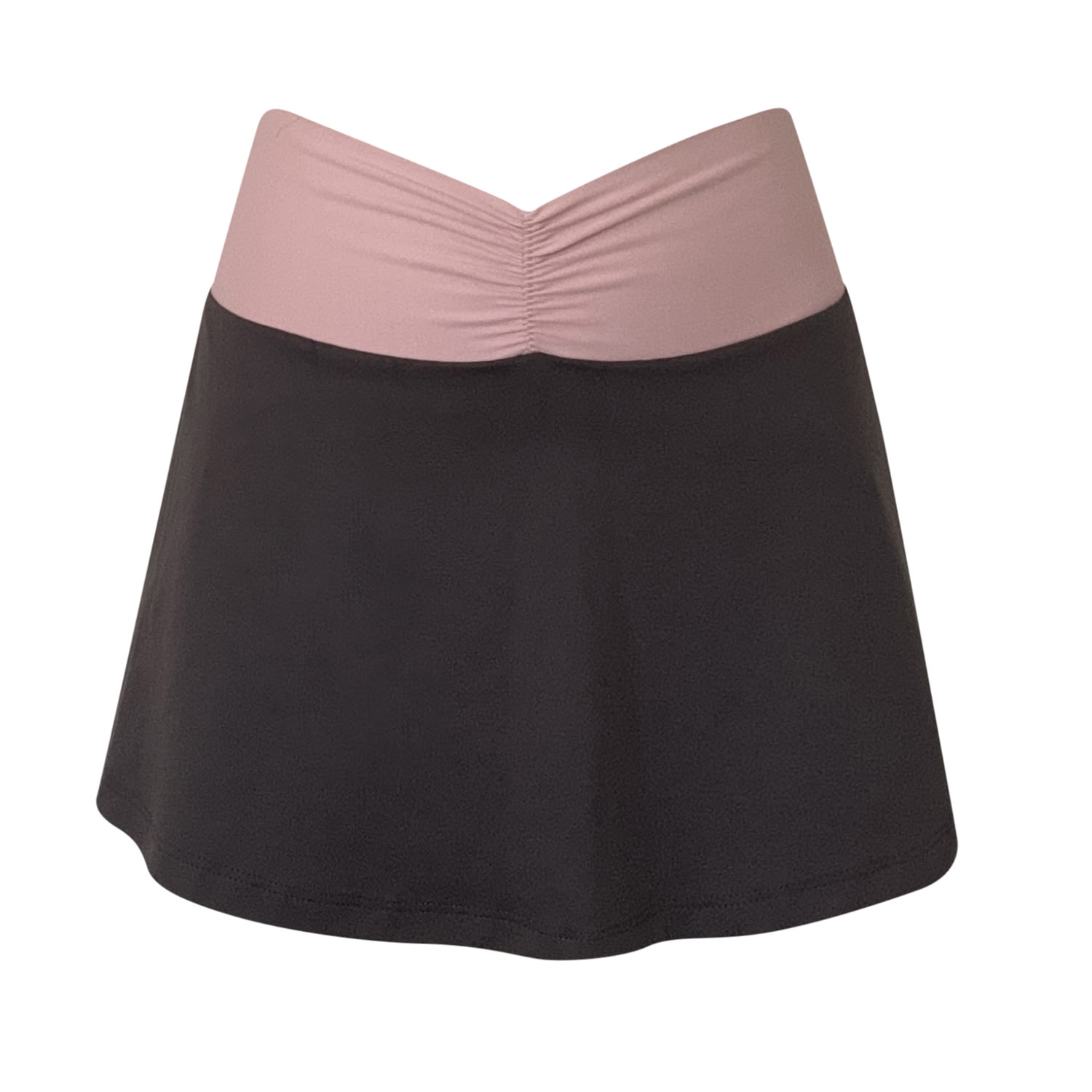 Nuaje Nuaje Women's Pink / Purple / Brown Isabelle Bikini Skort In Brown And Pink In Pink/purple/brown