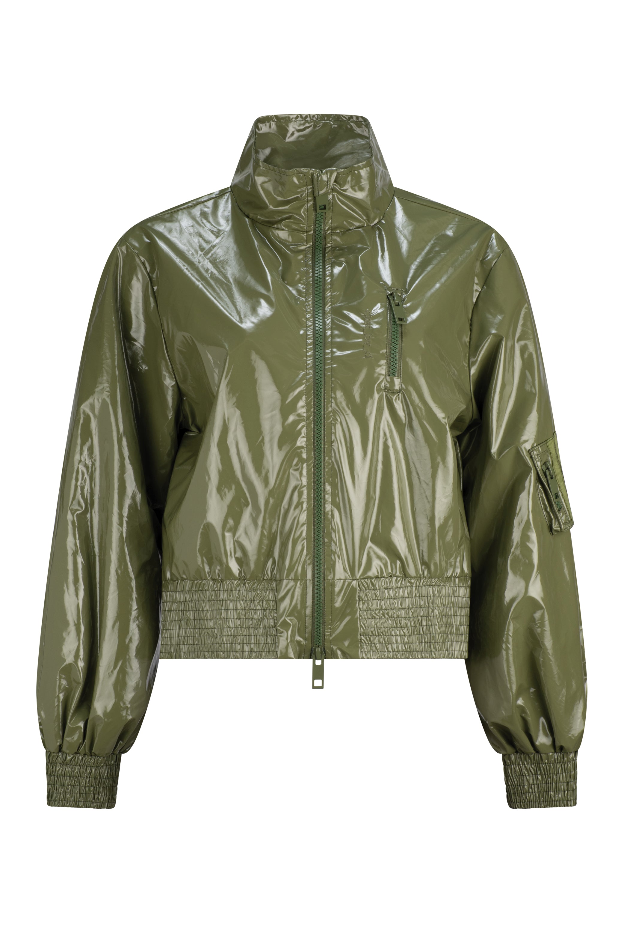 Women's Green Argento Jacket - Khaki | Small | Dref