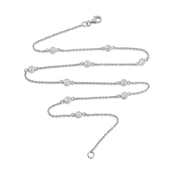 Auree Jewellery Sofia Sterling Silver & Cubic Zirconia 18" Necklace