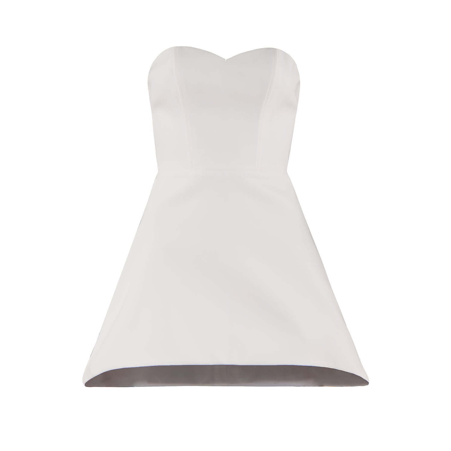 Vestiaire D'un Oiseau Libre Women's White Corset Mini Dress