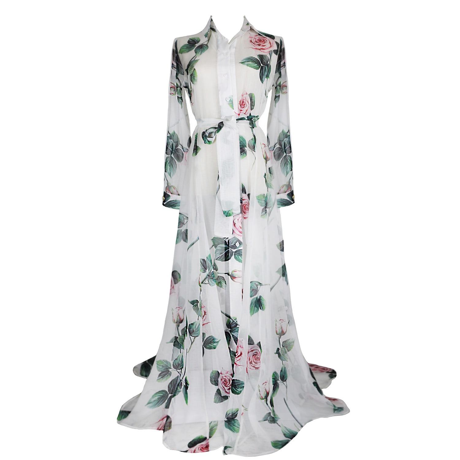 Ak Royalty Resortwear Women's Bella Cover Up White Rose
