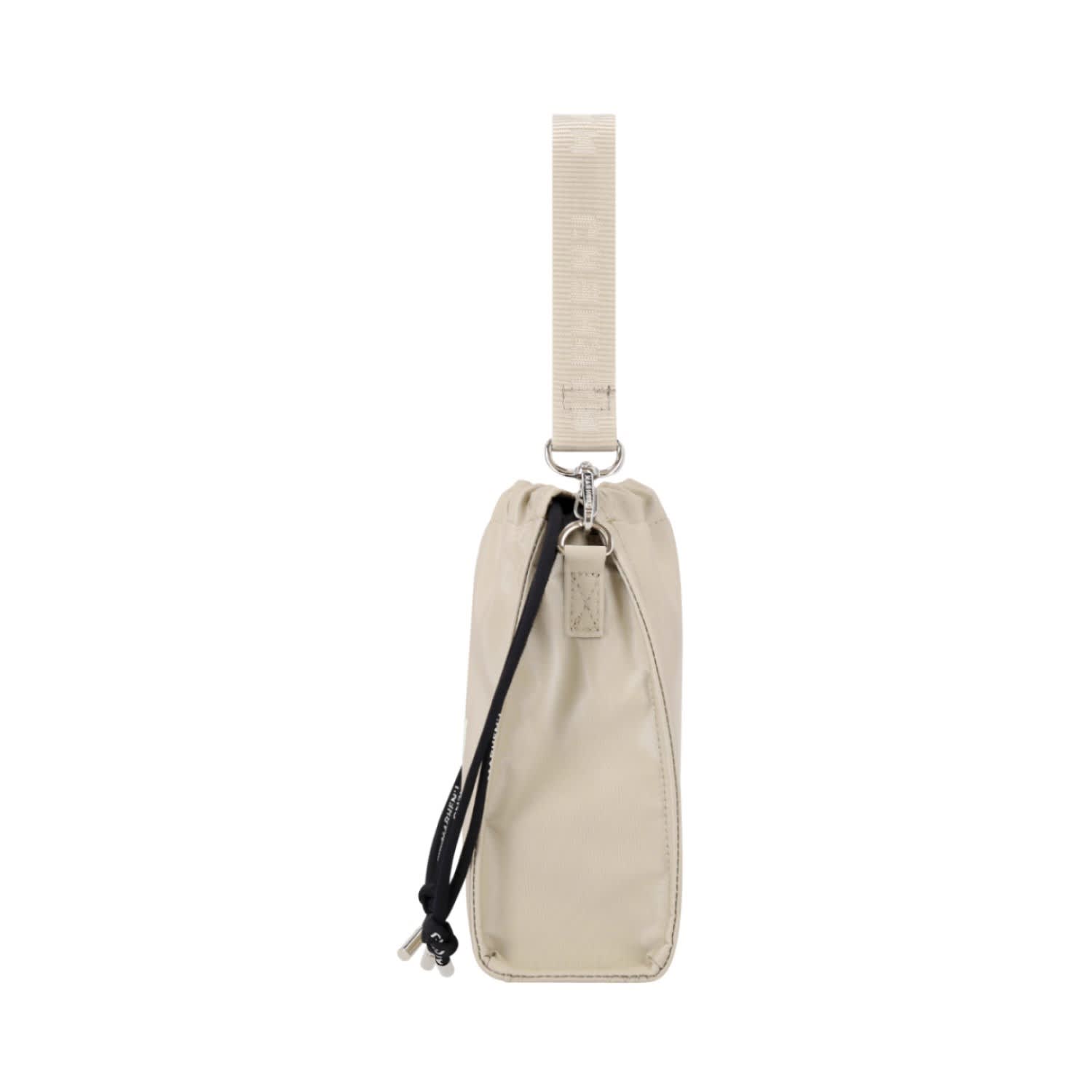 Recycled Nylon Mini Cross Bag - Toasti - Beige | MARHEN.J