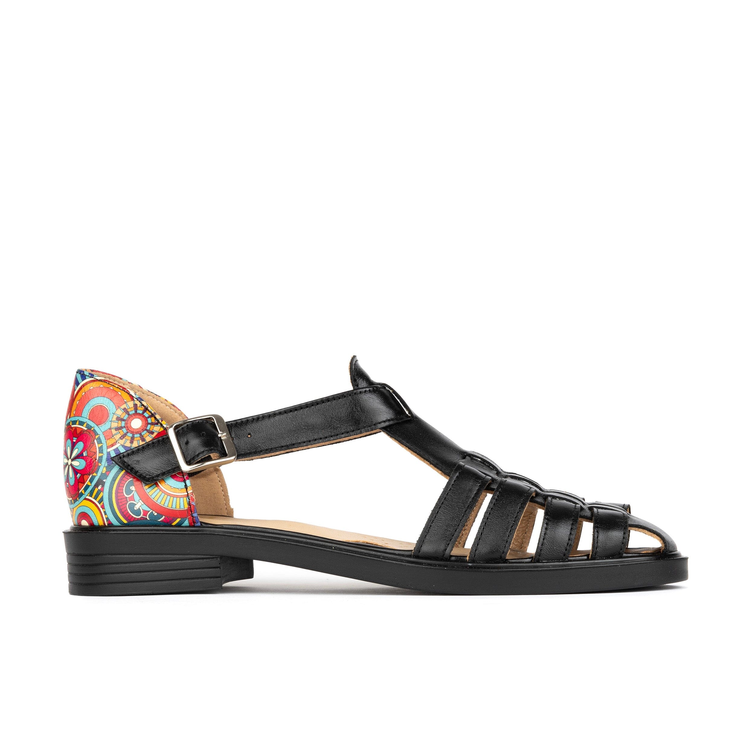 Embassy London Usa Women's Sandy - Black & Signature Print In Black