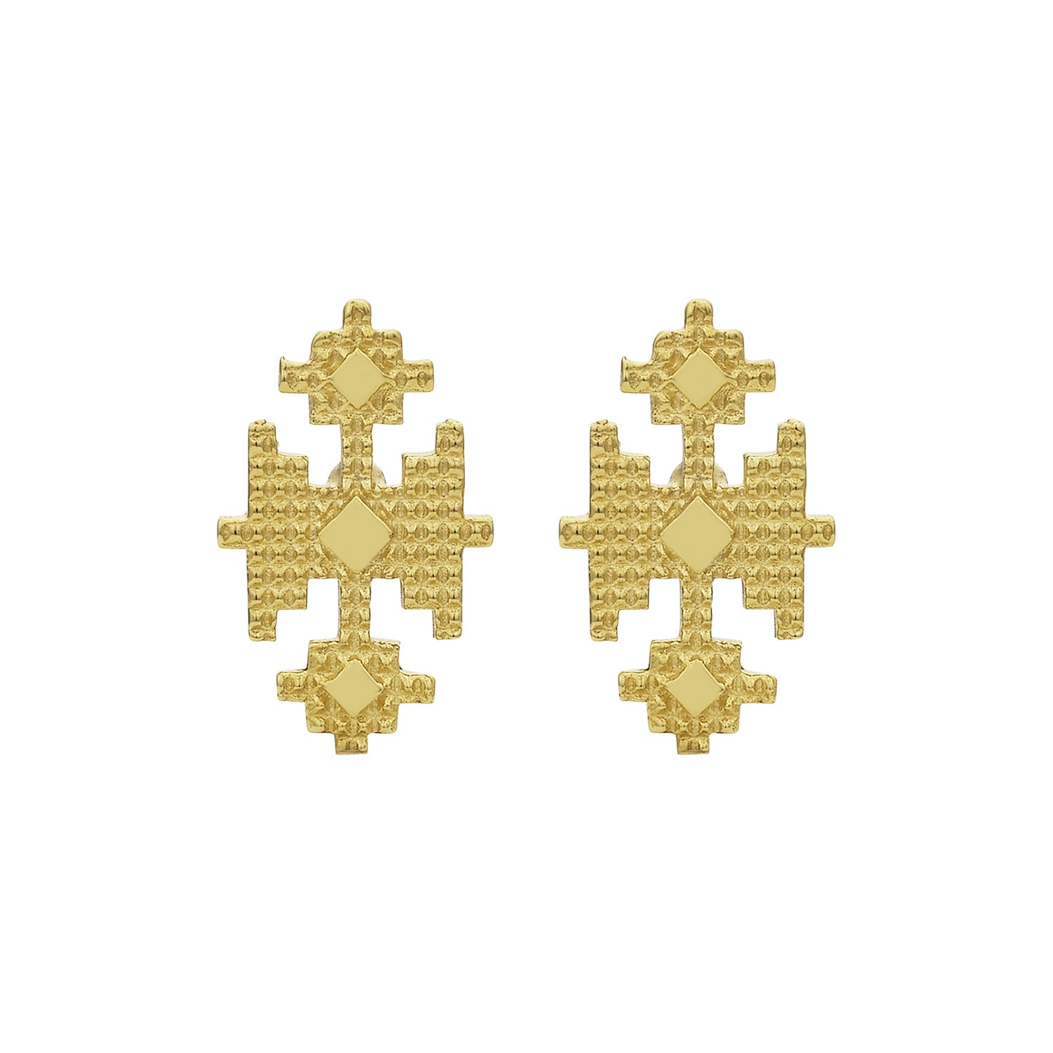 Zoe And Morgan Women's Pisac Stud Earrings Gold In Gold