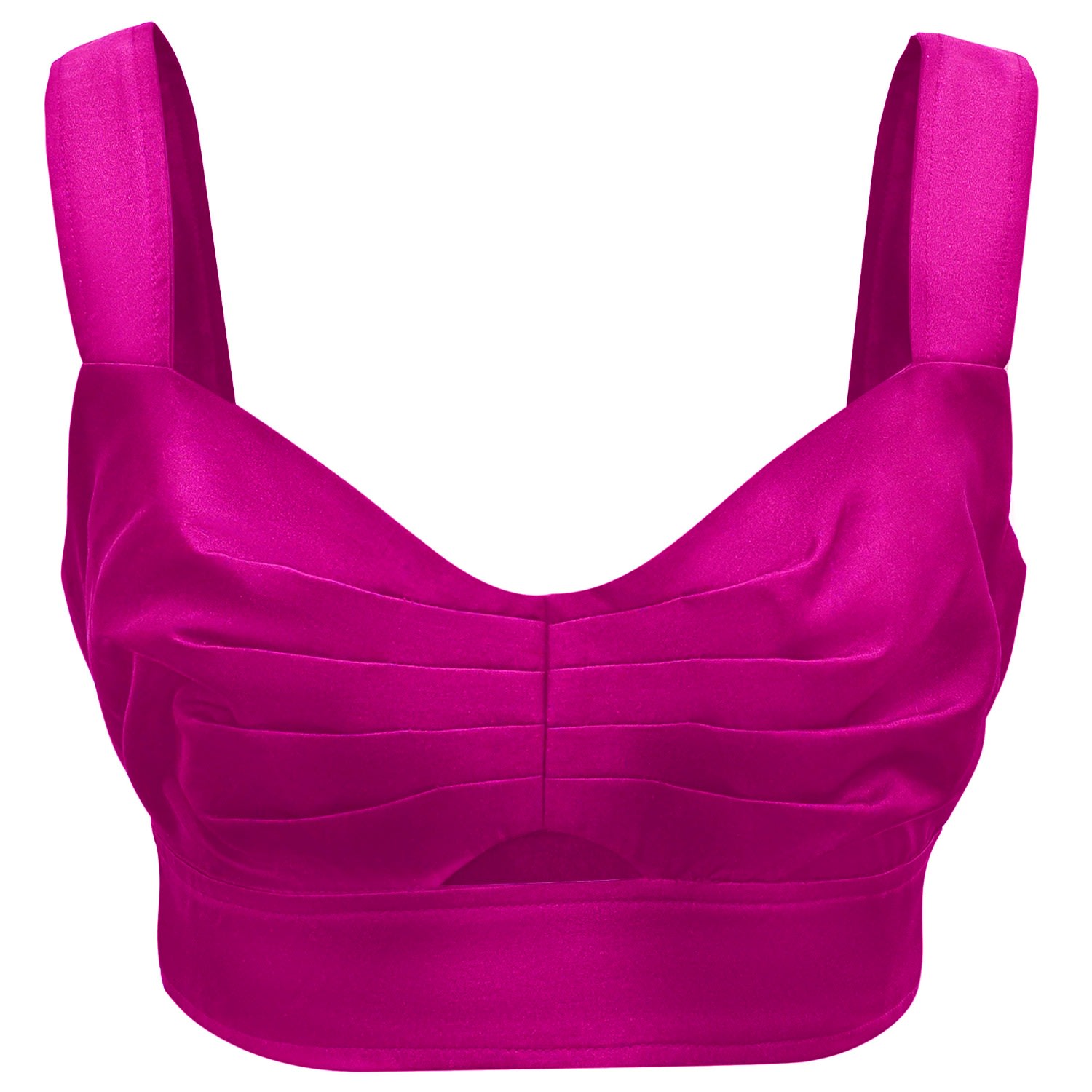 Smart And Joy Women's Pink / Purple Taffeta Top- Pink & Purple In Pink/purple
