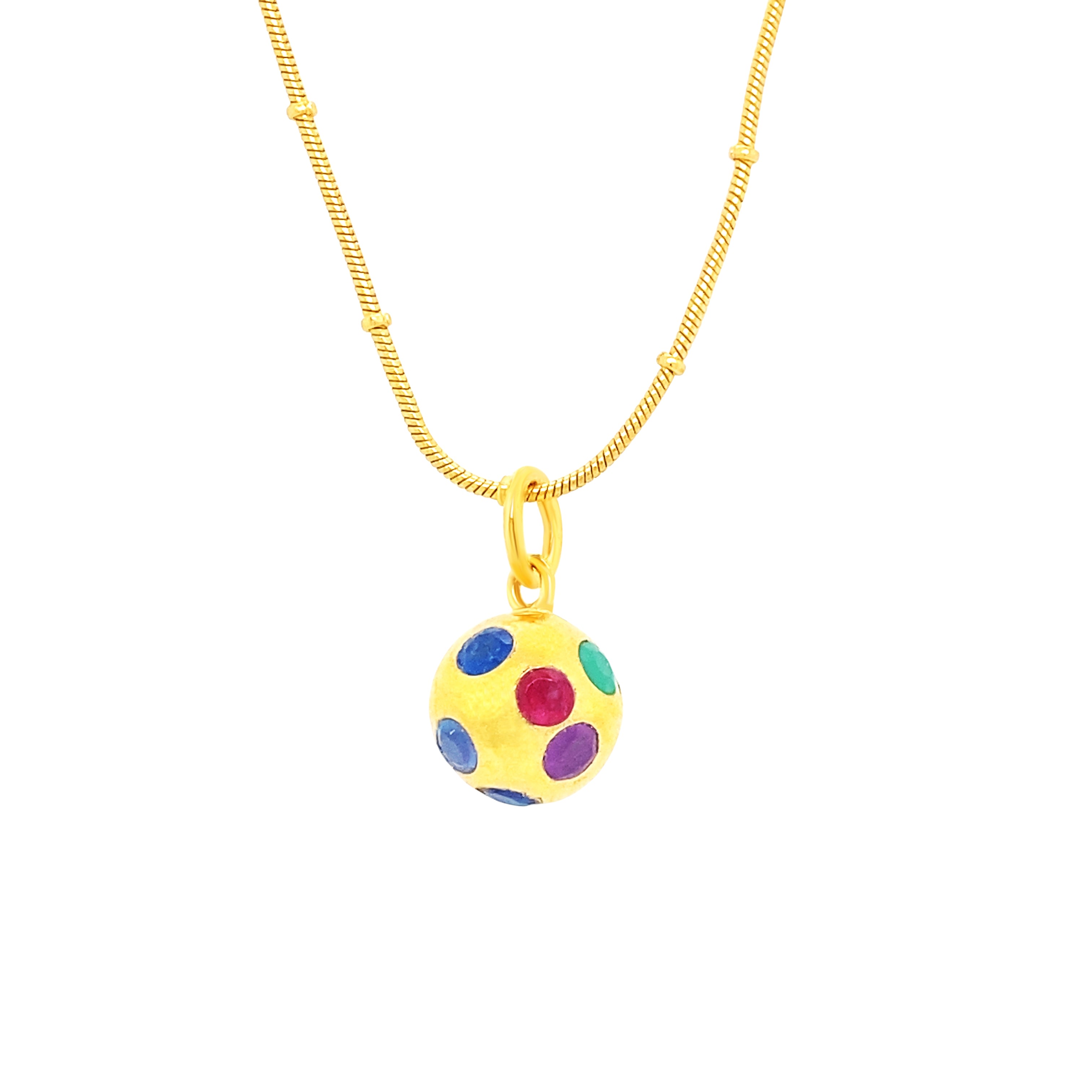 Gem Bazaar Jewellery Women's Gold Party Time Pendant In Gold