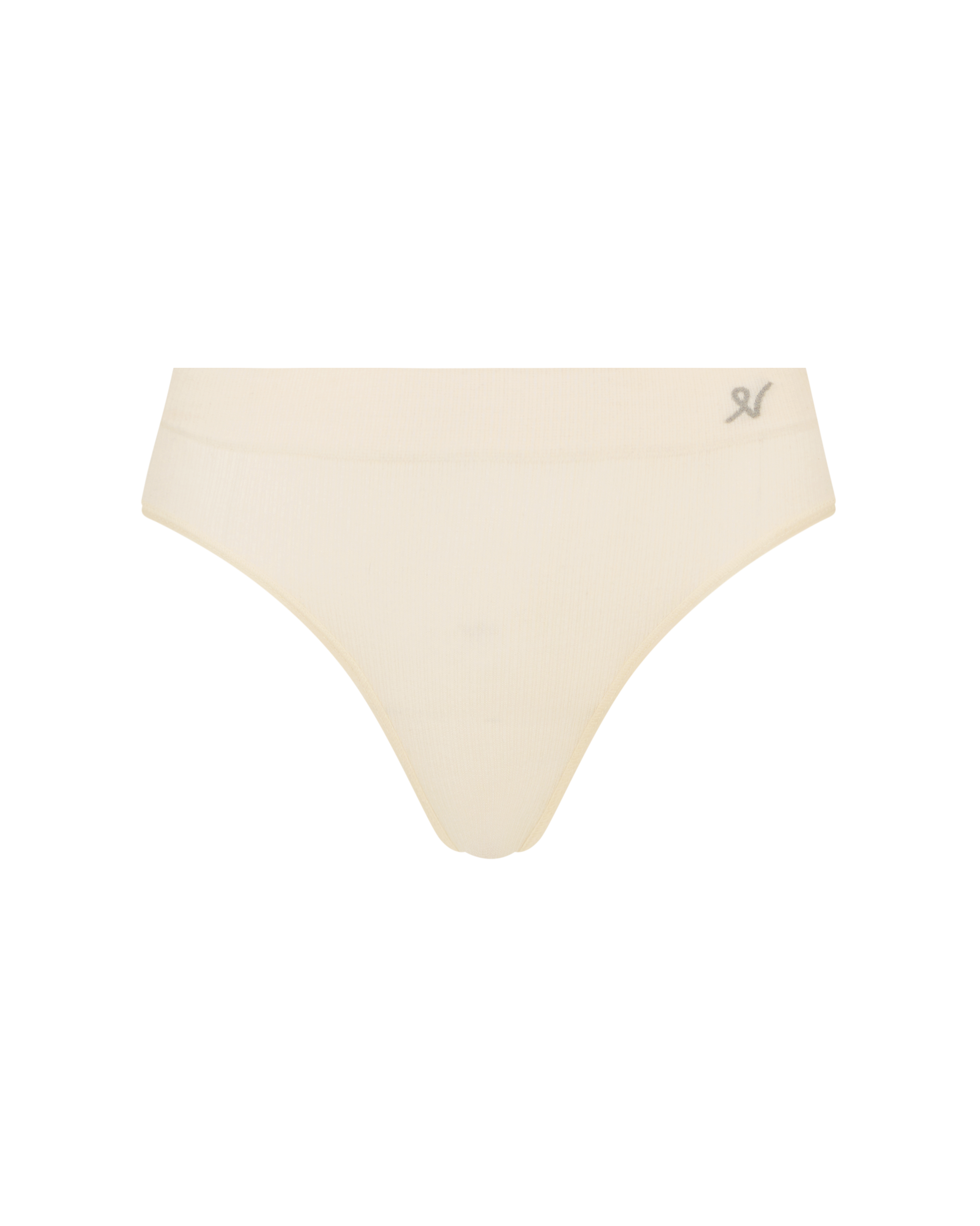 Nudea Women's The Tencel™ High Leg Brief - White Sand In Multi