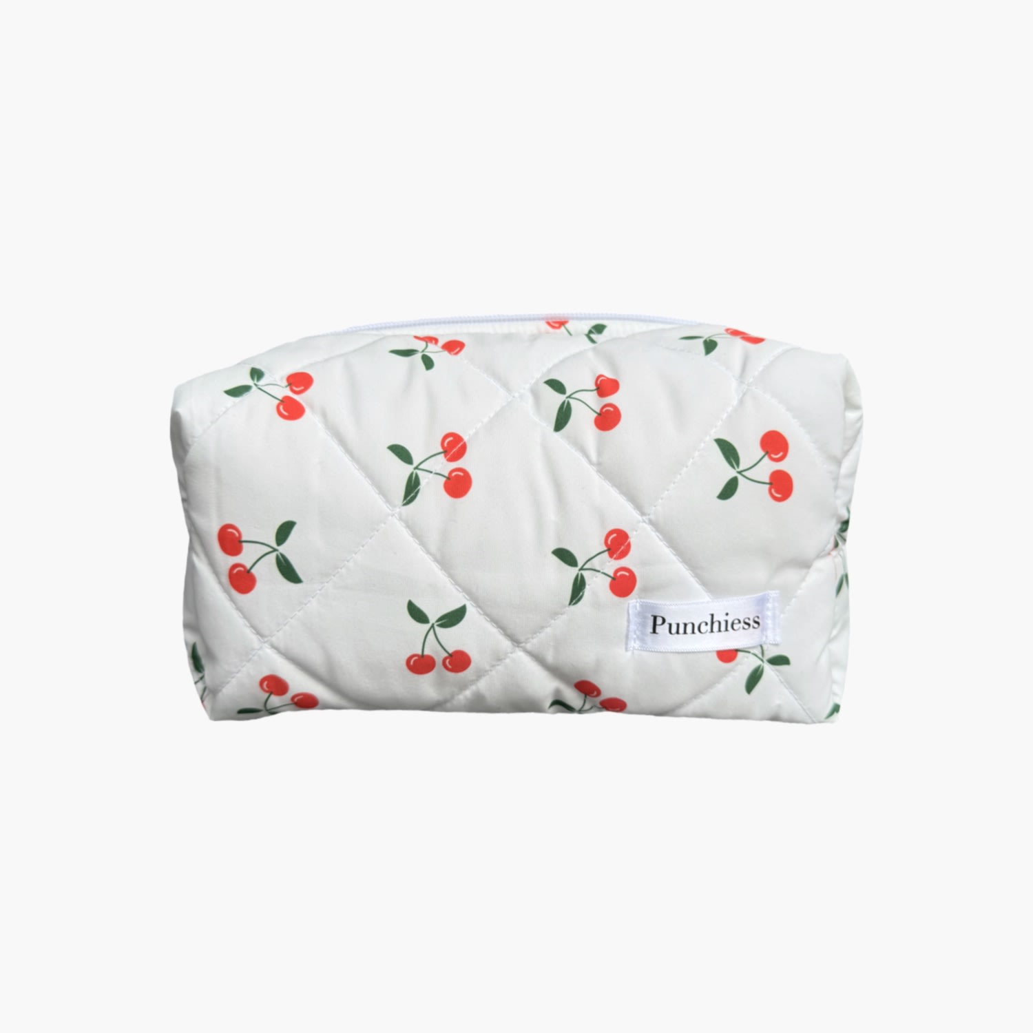 Punchiess Red Cherry Makeup Bag In Red
