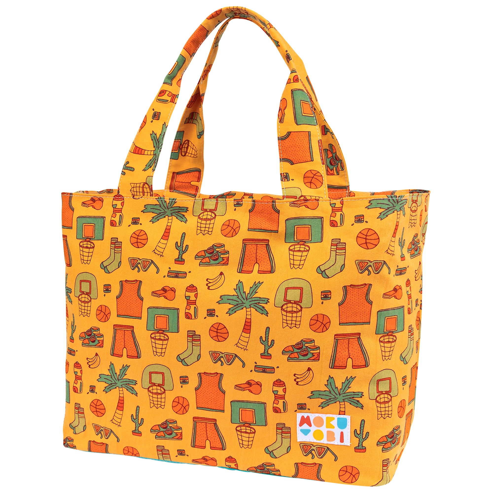 Mokuyobi Women's Green / Yellow / Orange Slam Dunk Paradise Perfect Tote In Green/yellow/orange