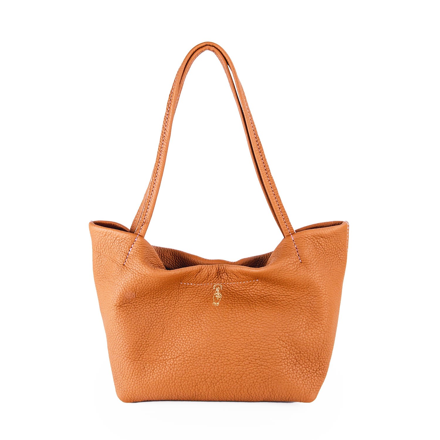 Women’s Brown Carly Tote - Pebbled Caramel Honeymouth