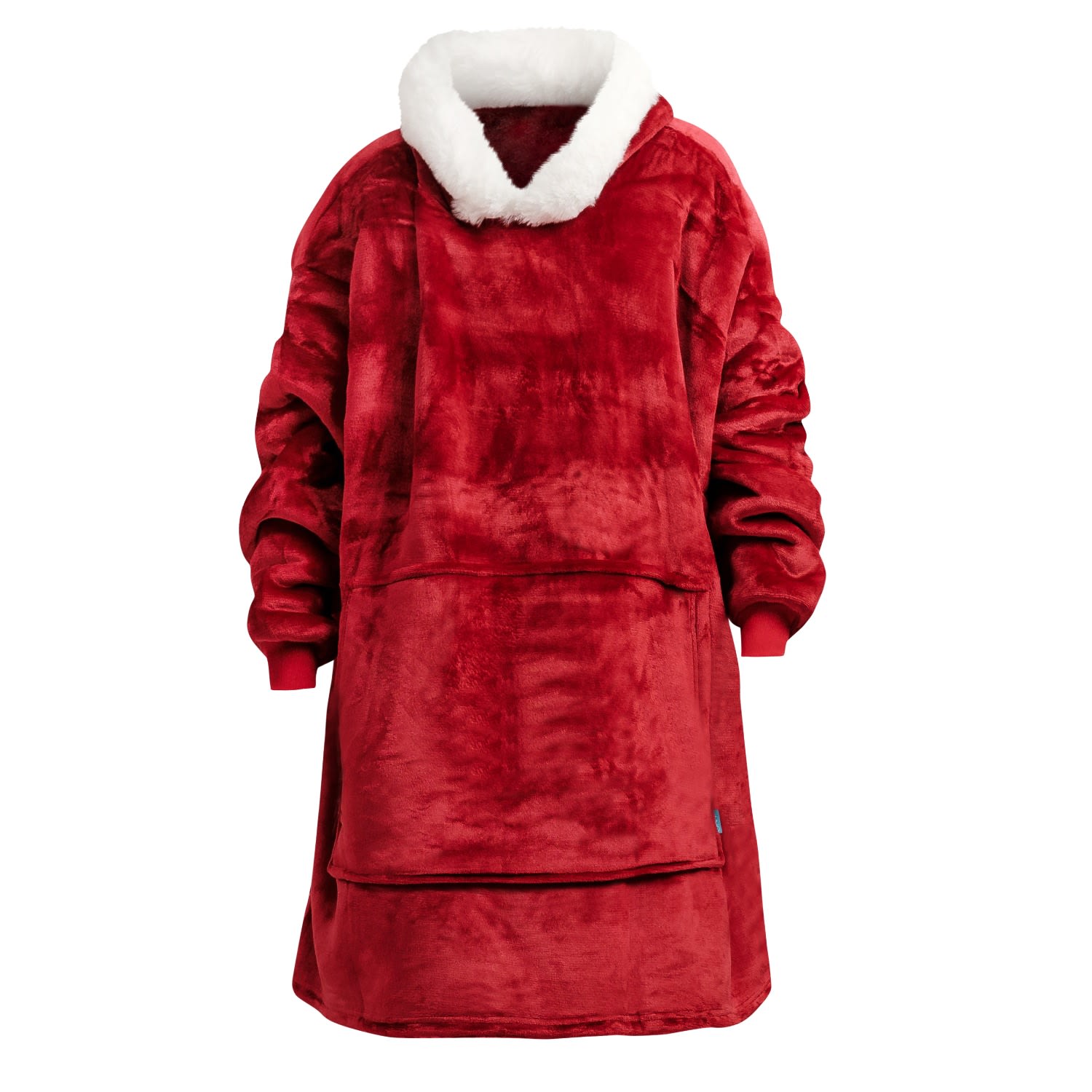 Ony Men's Furlined Hoodie Blanket - Red In Red