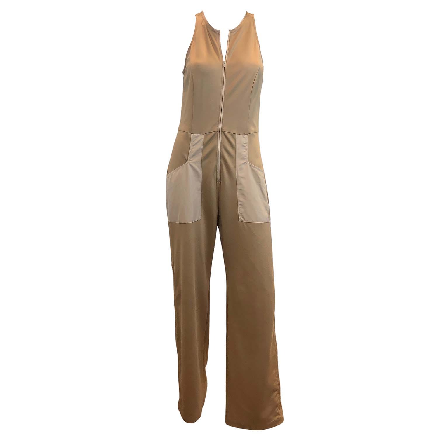 Snider Women's Neutrals Quicksand Shorts Jumpsuit In Blue