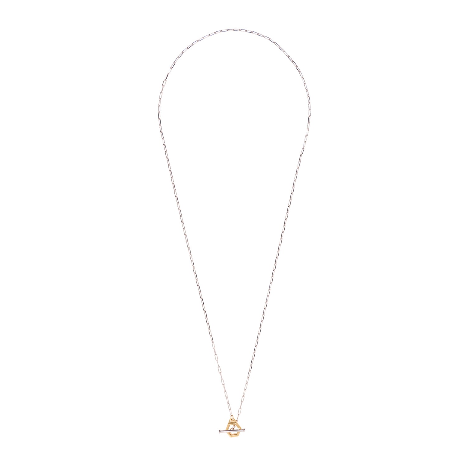 Women’s Pantheon Hexagonal Long Chain Necklace Ille Lan