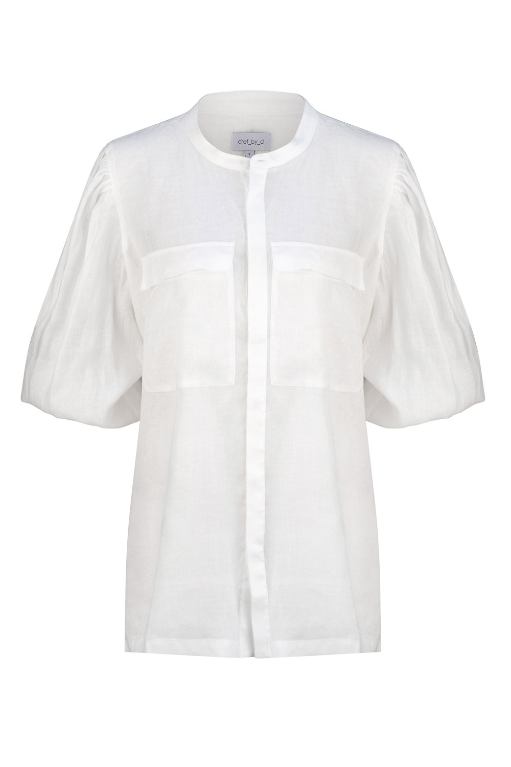 Dref By D Women's White Santorini Relaxed Shirt - Ivory