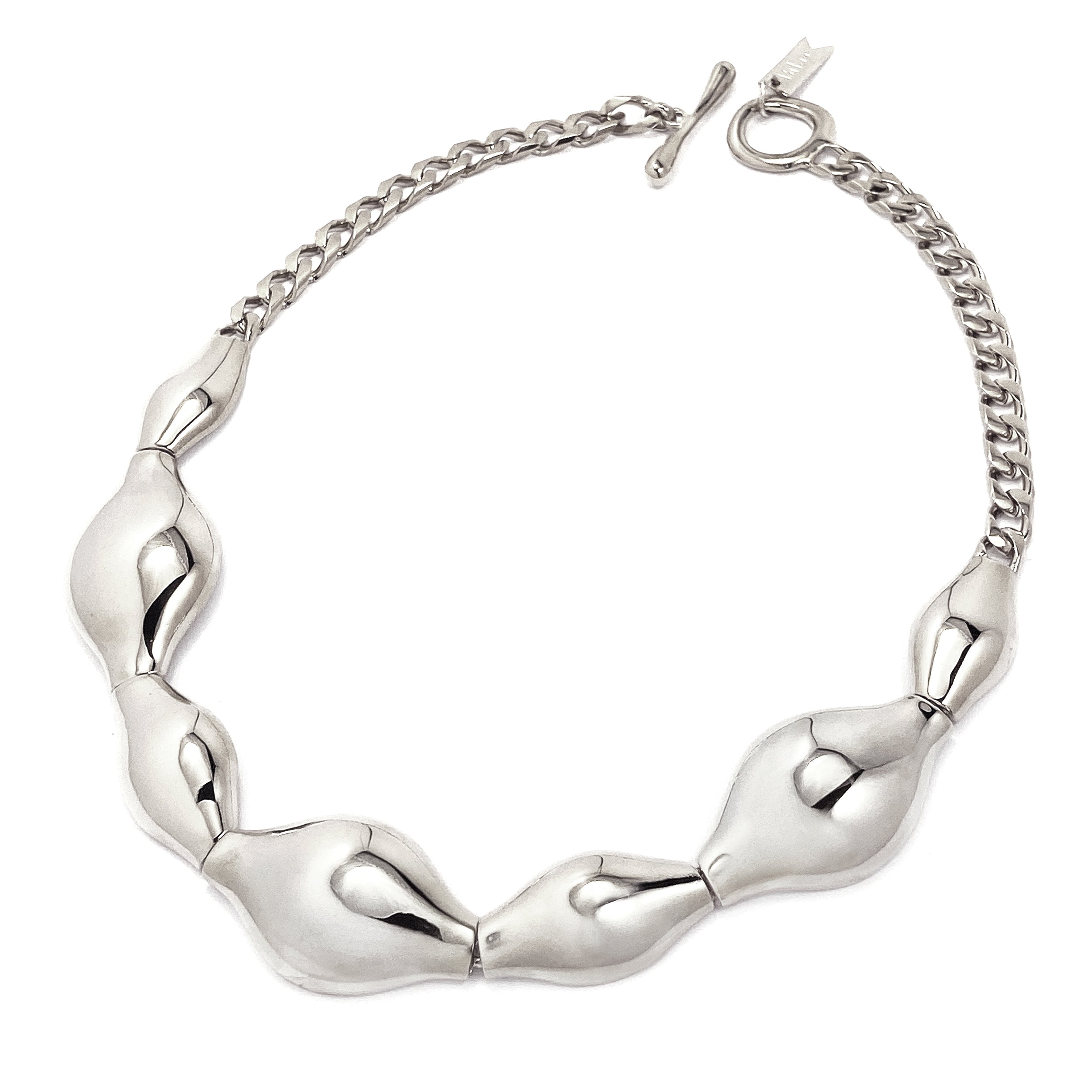 Women’s Amphora Collar - Silver Biko