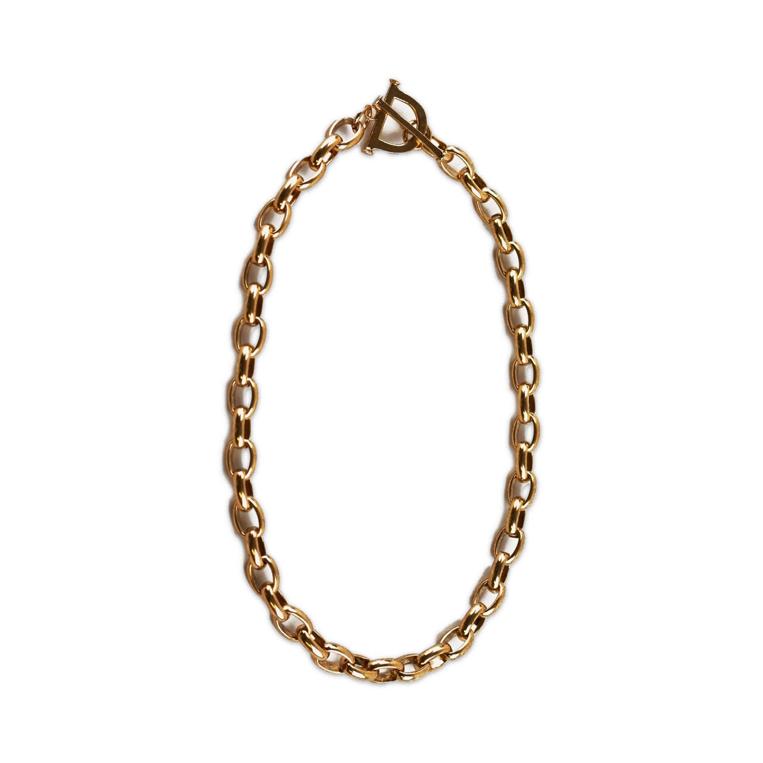 Women’s Gold Medium Toggle Chain Necklace Lovard