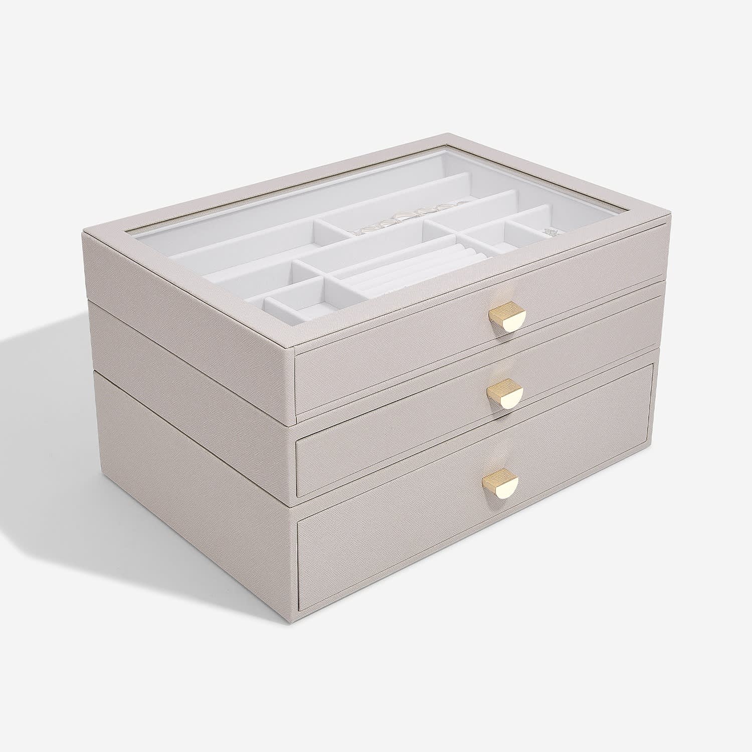 STACKERS ジュエリーボックス Classic Hybrid Drawer Set of 3 STACKERS 