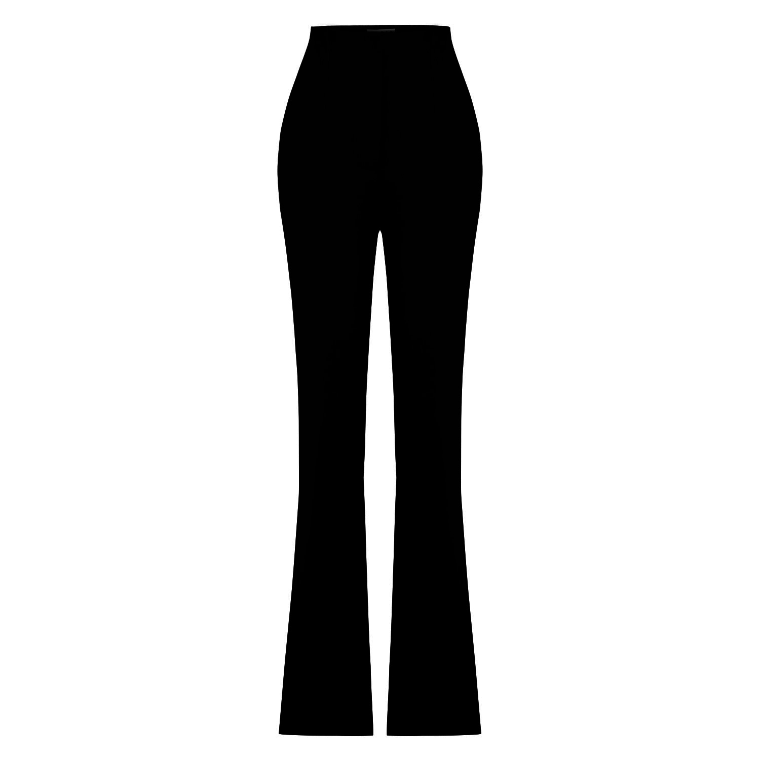 Pcfg Women's Flared Skinny Pant - Black In Black