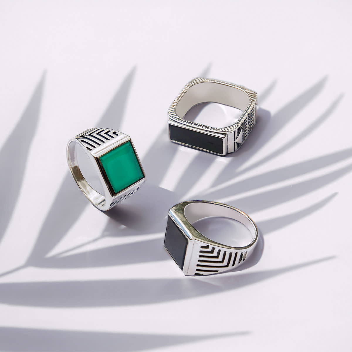 Zapoteca Men's Silver Signet Ring - Black Onyx | Charlotte's