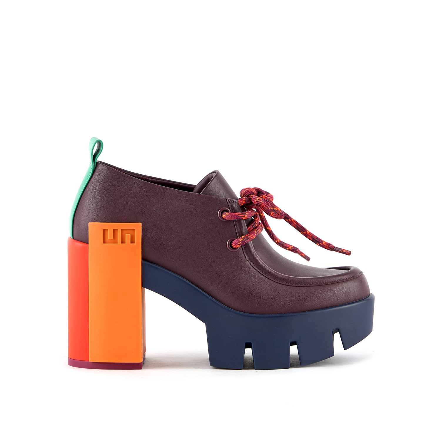 United Nude Women's Red / Orange Grip Moc Mid - Fire Mix In Multi