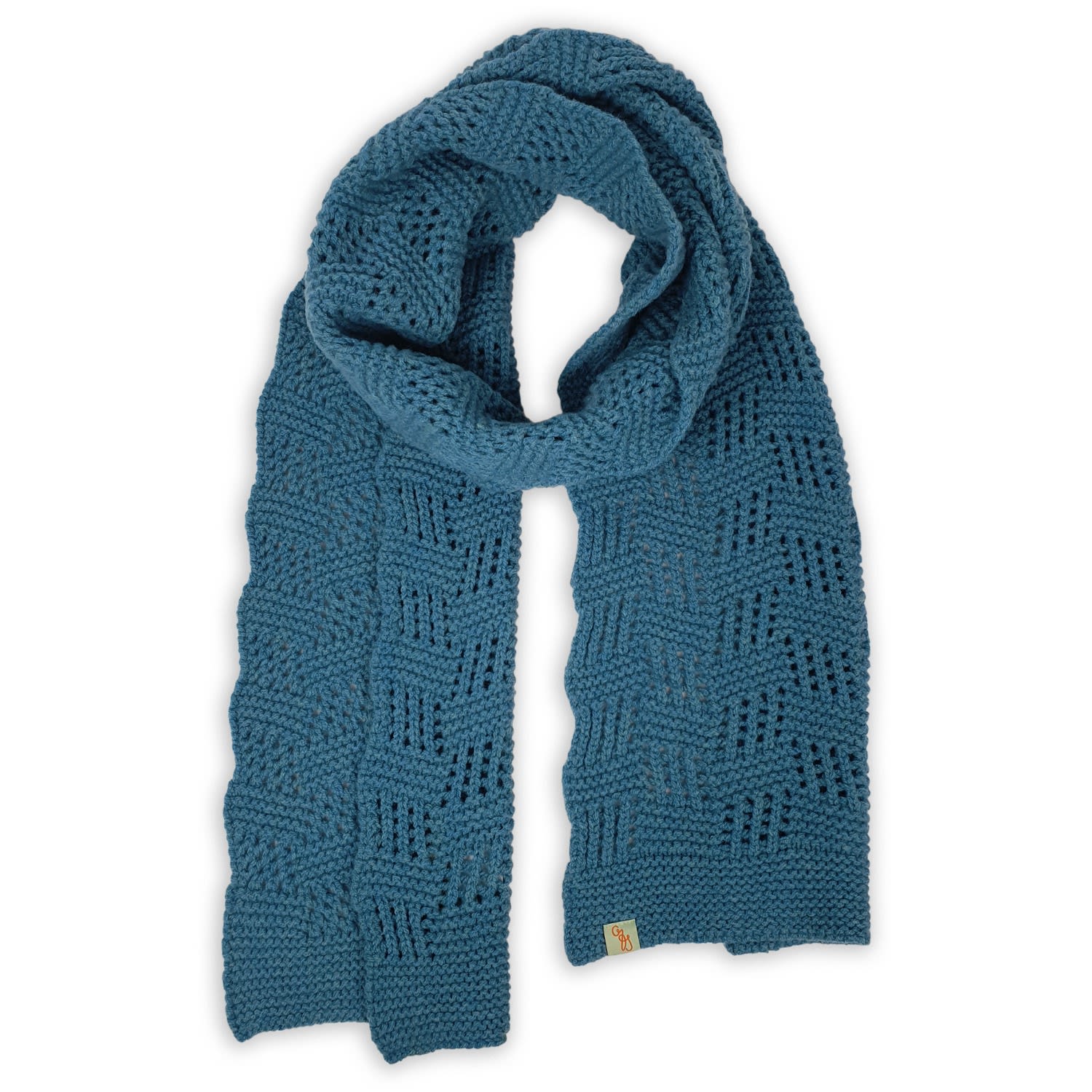Otto & Spike Women's Scarves - Plinko - Barracuda Blue In Blue