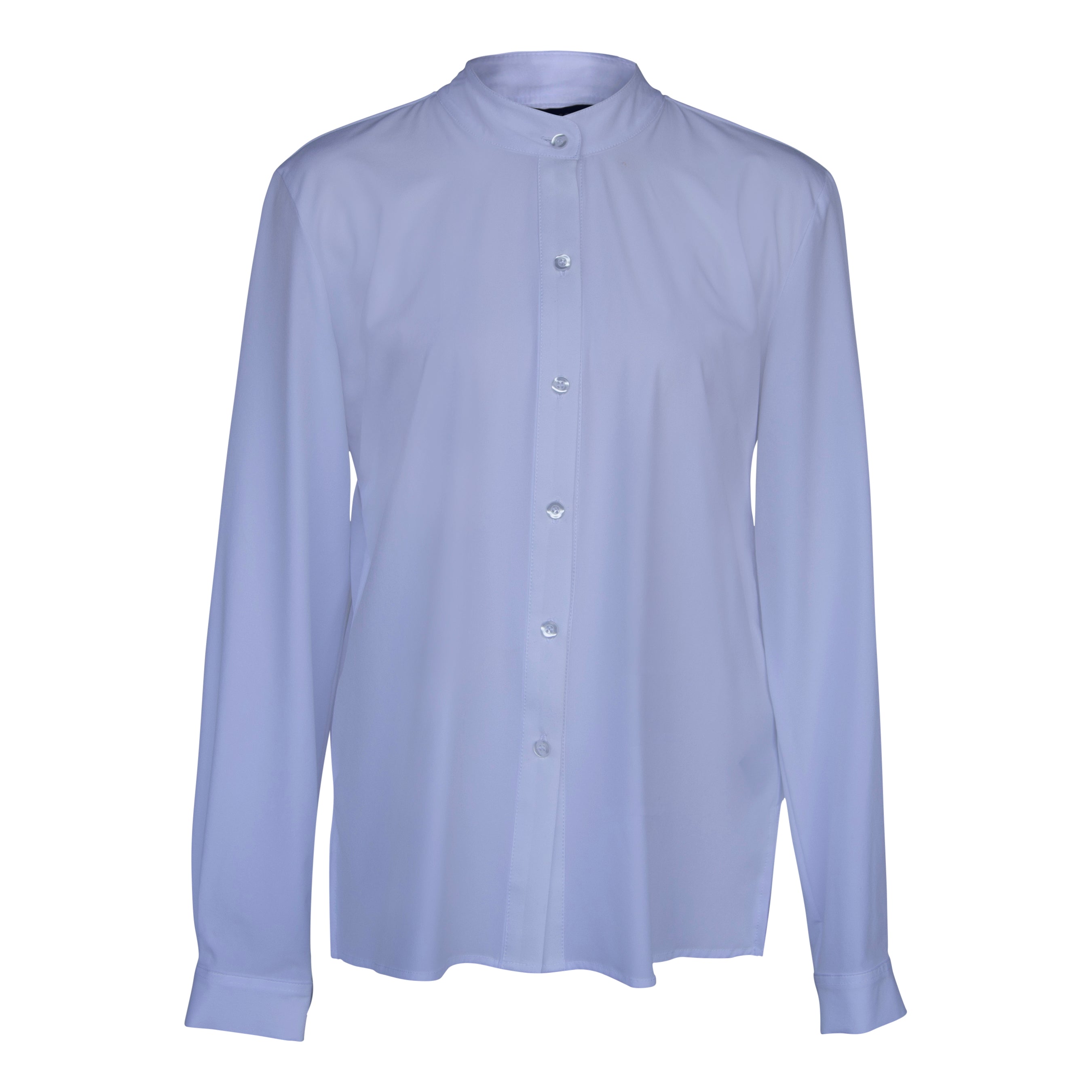 Le Réussi Women's Stylish Pleated Blouse In White In White