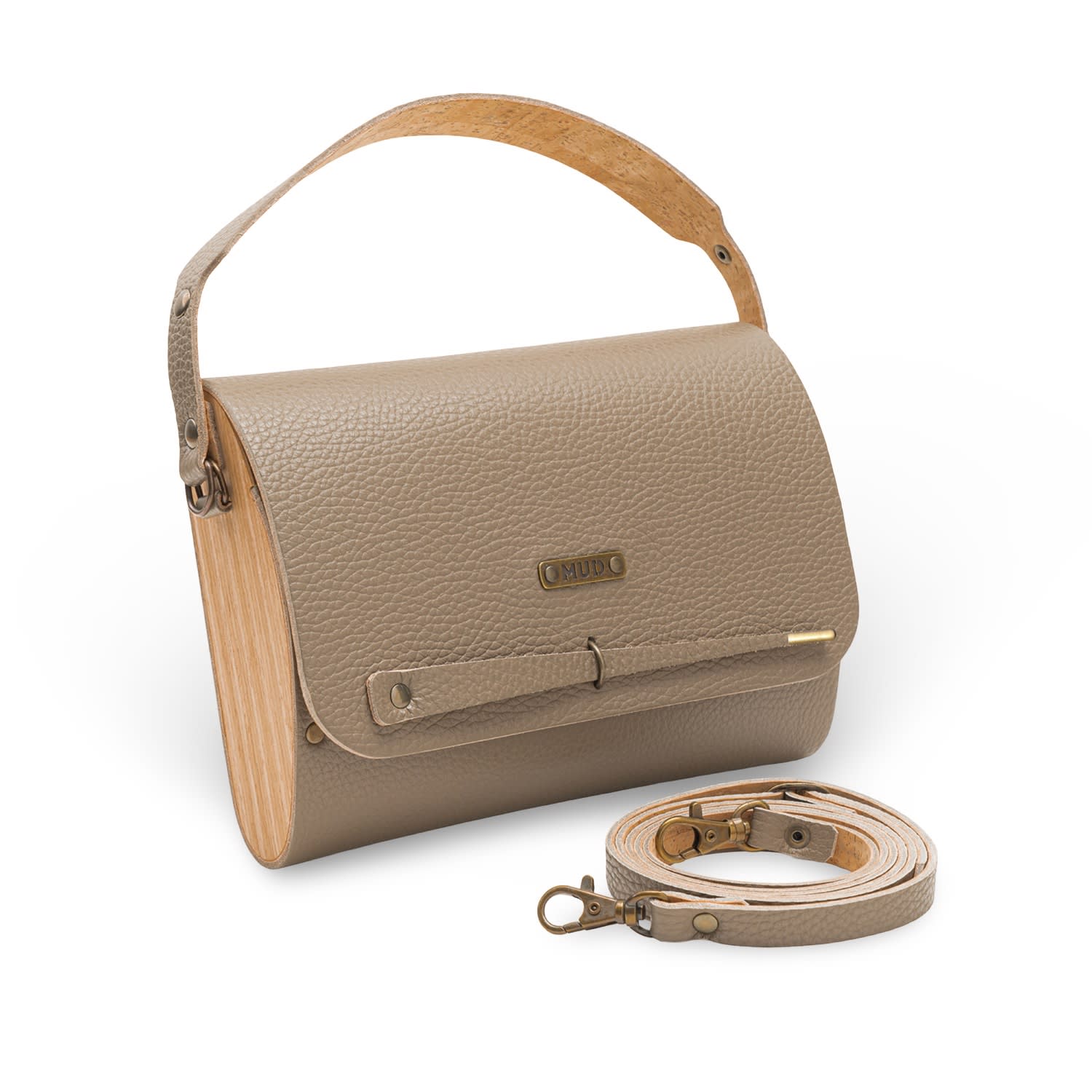 Mud - Manufacture Under Design Women's Grey / Neutrals Clutch - Taupe In Gray