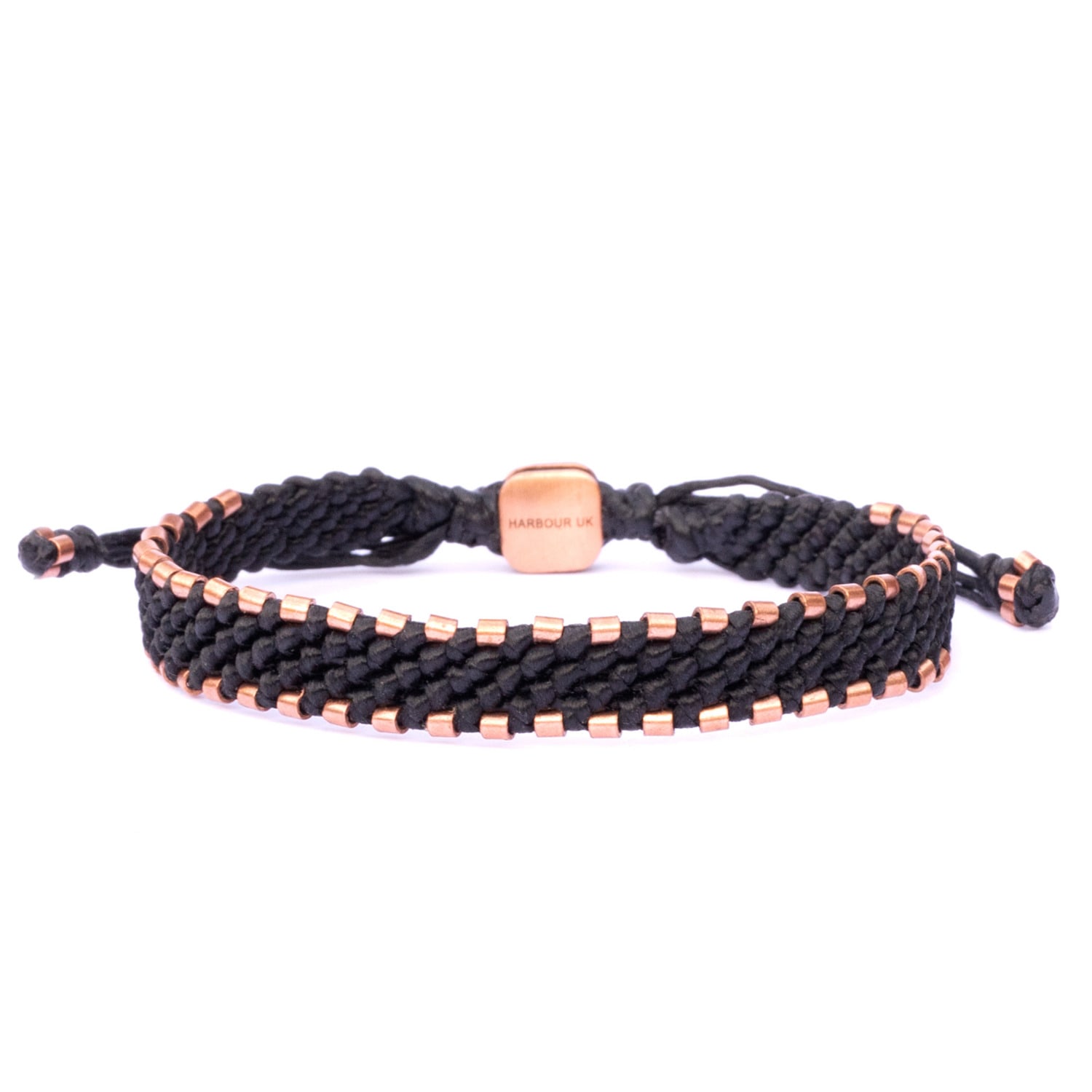 Solid Copper Bracelet For Mens All Black - Black Harbour Uk Bracelets