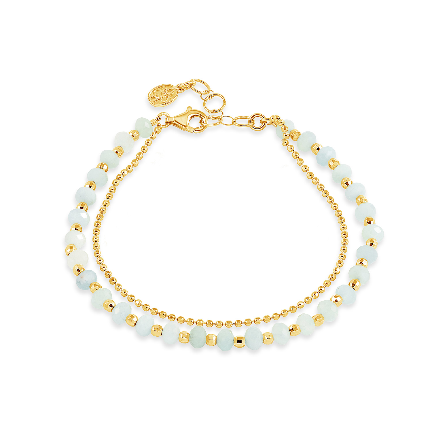 Women’s Aquamarine Orissa Bracelet In Gold Vermeil Dower & Hall