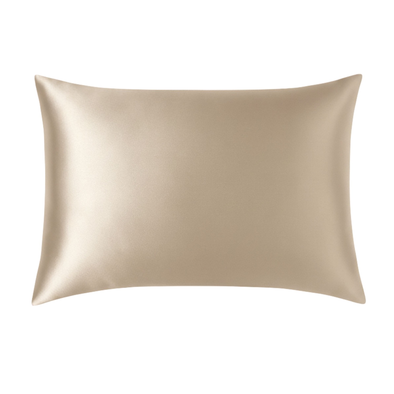 Silk And Bears Neutrals Golden Beige Mulberry Silk Pillowcase – Pure Silk, Envelope Style