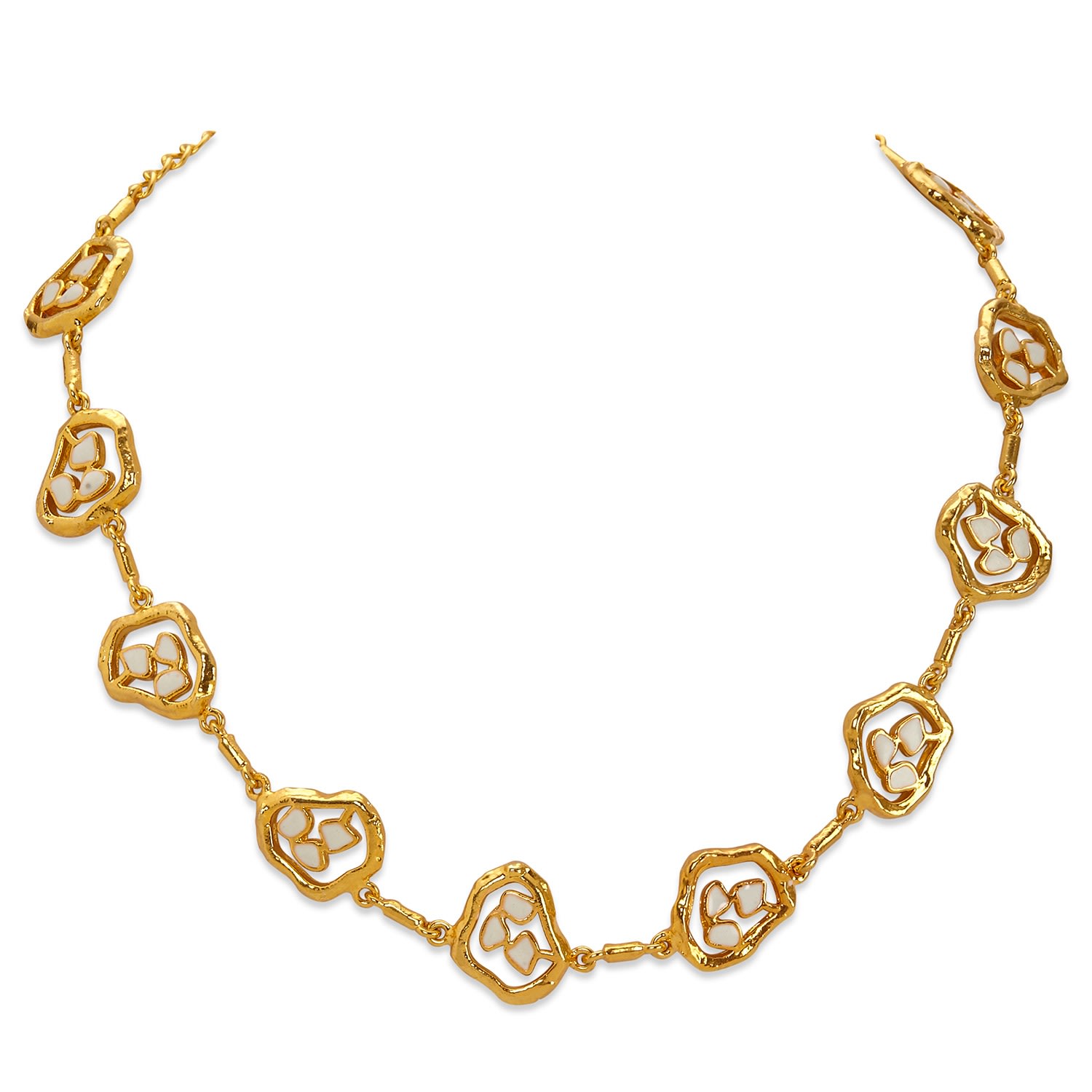 Women’s Gold And Enamel Adjustable Terra Choker Dhwani Bansal