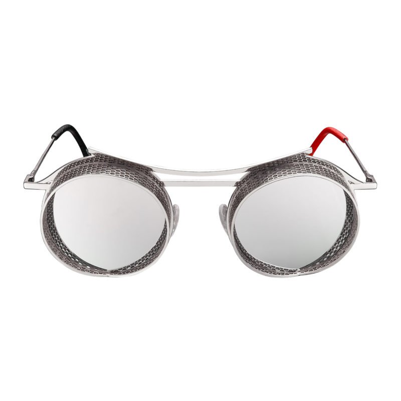 Vysen Eyewear Women's Silver The Onix - Unisex - Shiny Slver Frame In Gray