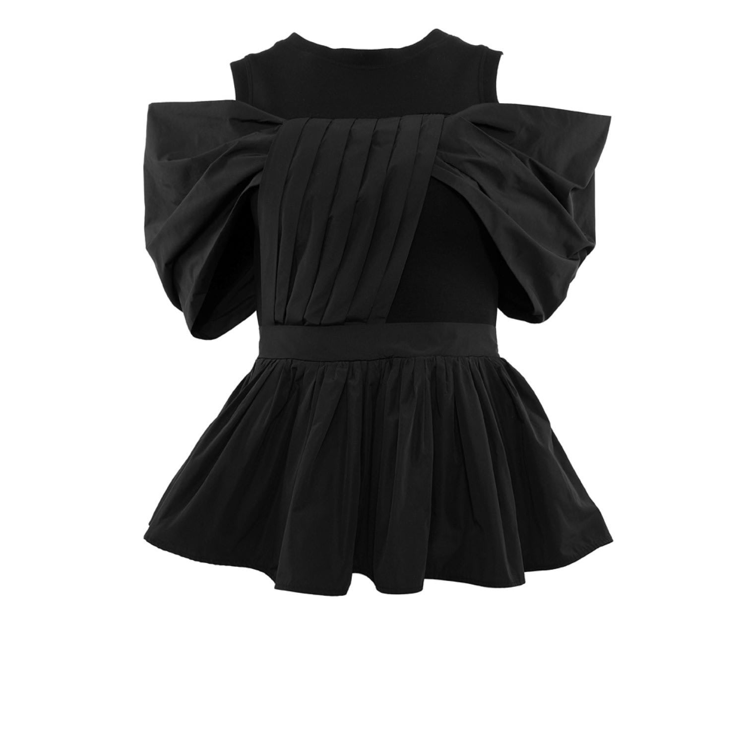 Theo The Label Women's Black Aphrodite Bow Top
