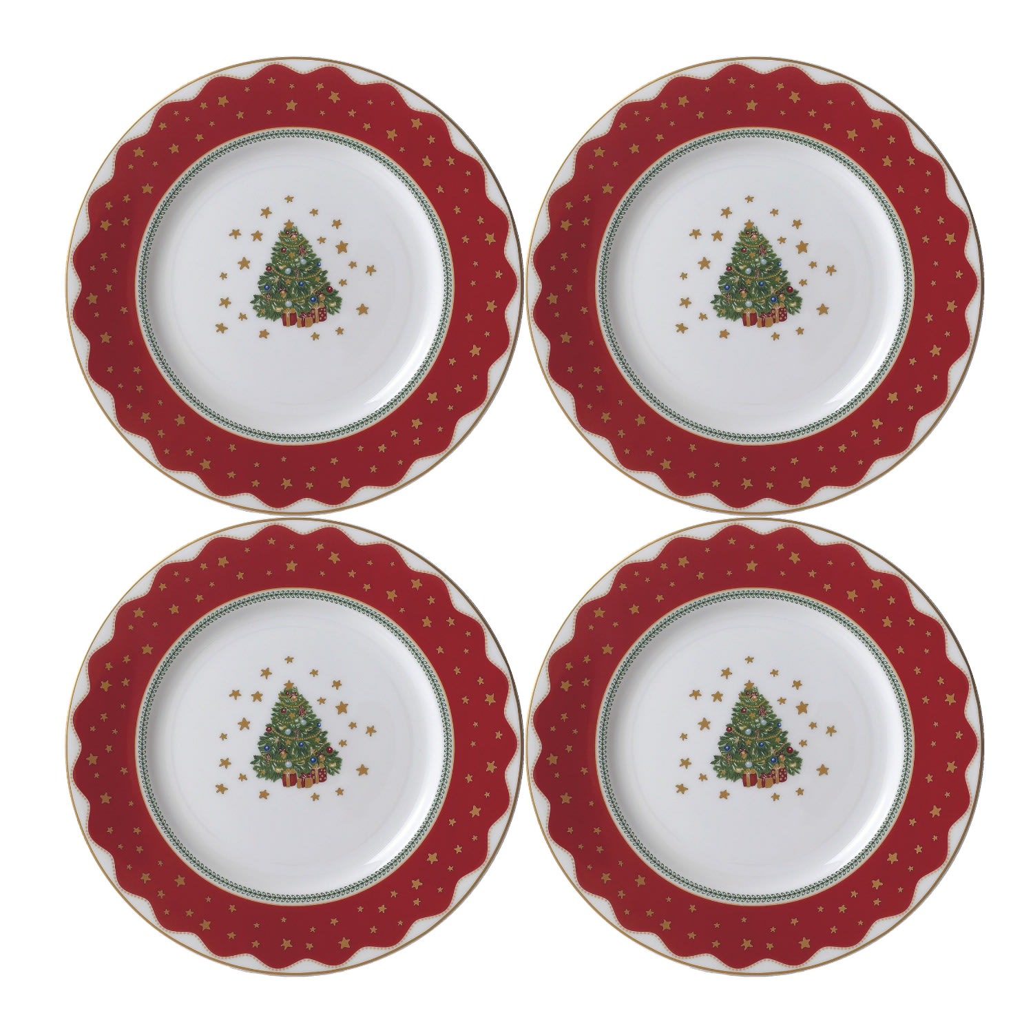 Prouna My Noel - Canape / Dessert Plate, Set Of 4 Twig New York