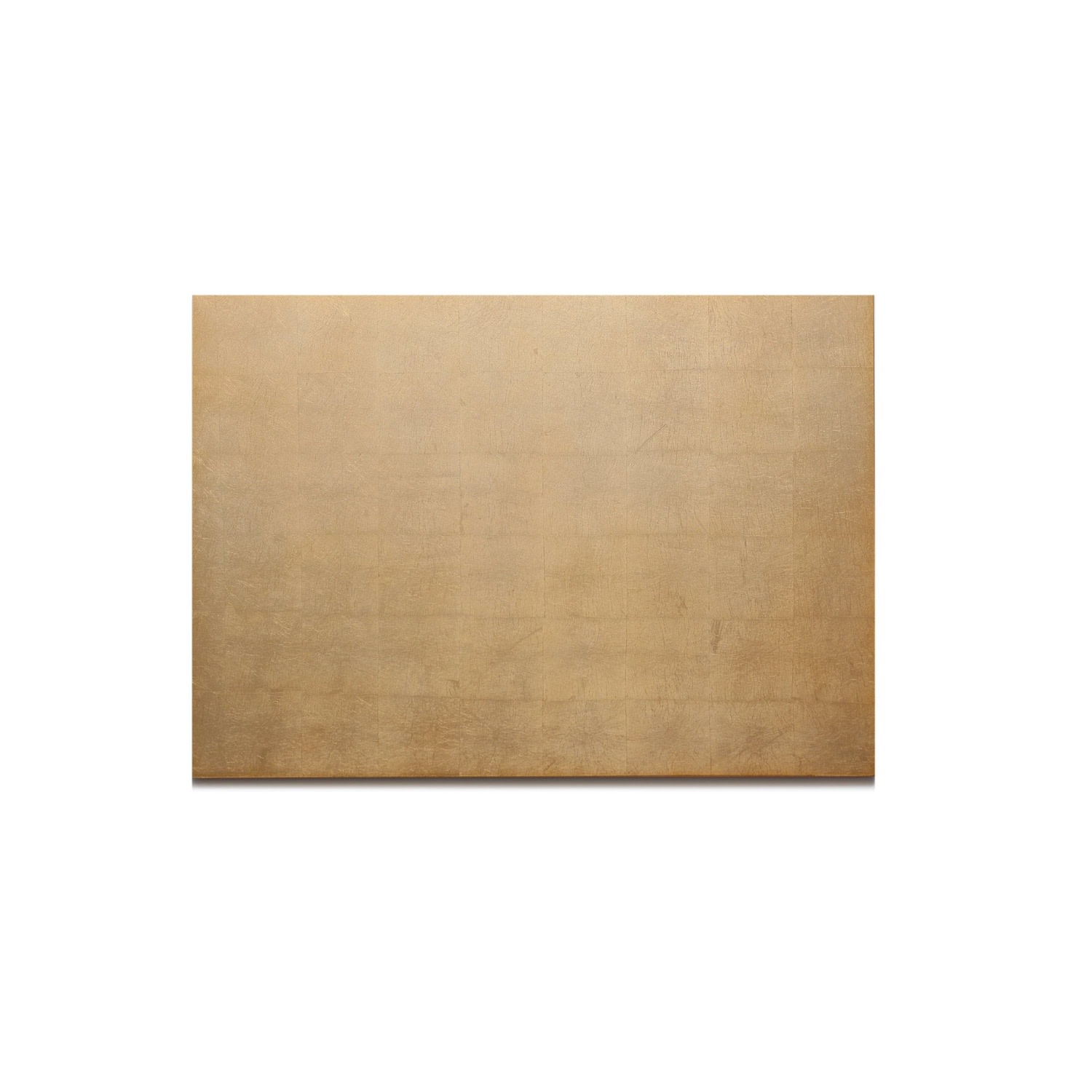 Posh Trading Company Set Of Two Silver Leaf Grand Placemat - Matte Gold