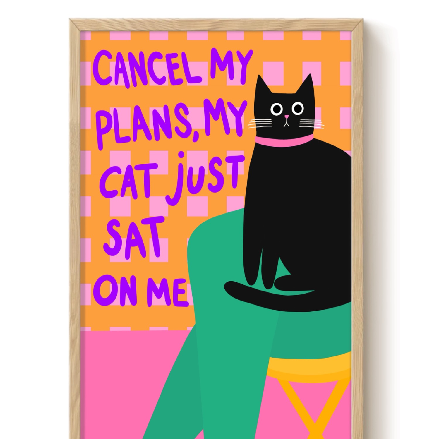 The Paper Tail Cancel My Plans - Art Print - Medium